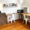 Solid Wood L Desk