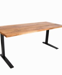 Oak sit stand desk
